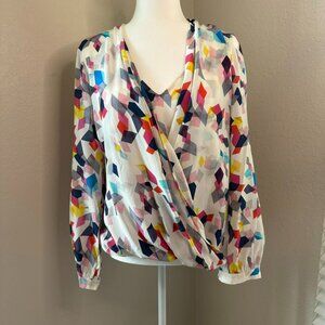 100% Silk Colorful Trina Turk Top
